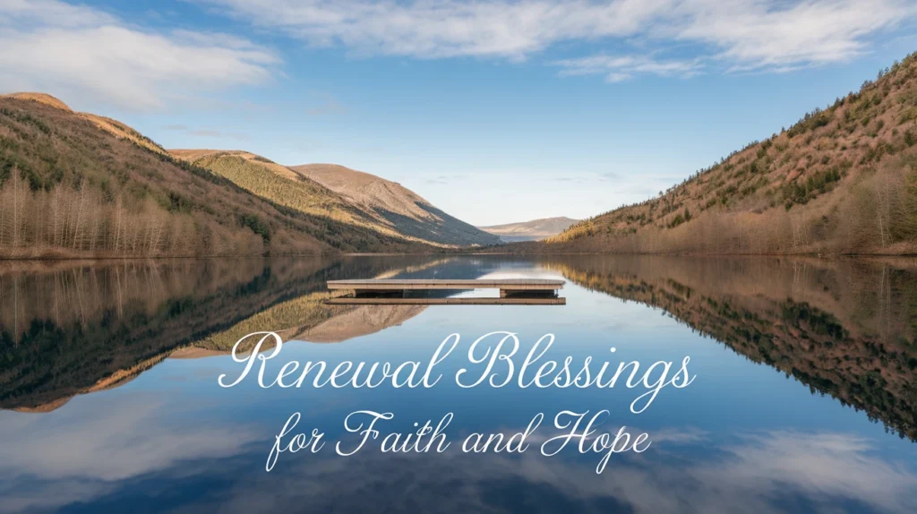 Renewal Blessings for Faith and Hope