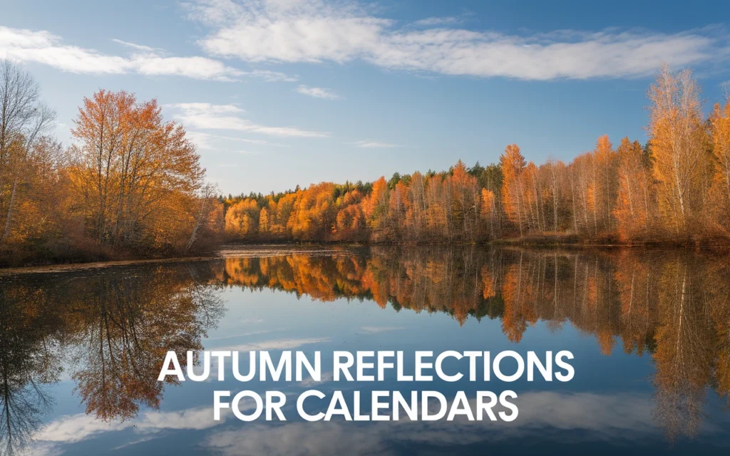 Autumn Reflections for Calendars