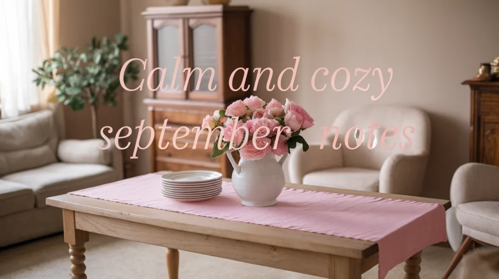 Calm and Cozy September Love Notes