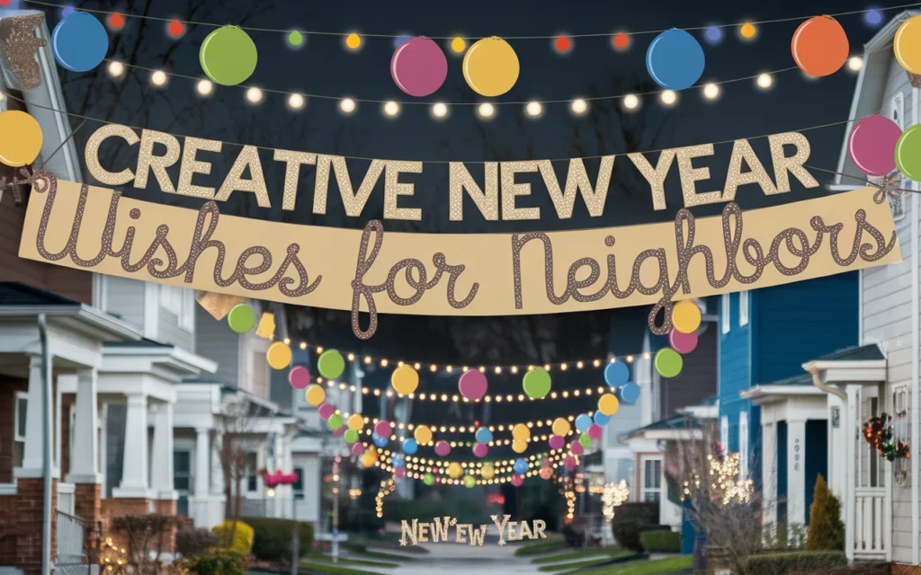 Creative New Year Wishes for Neighbors