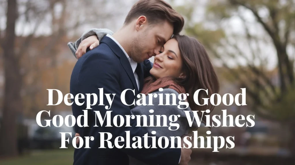 Deeply Caring Good Morning Wishes for Relationships