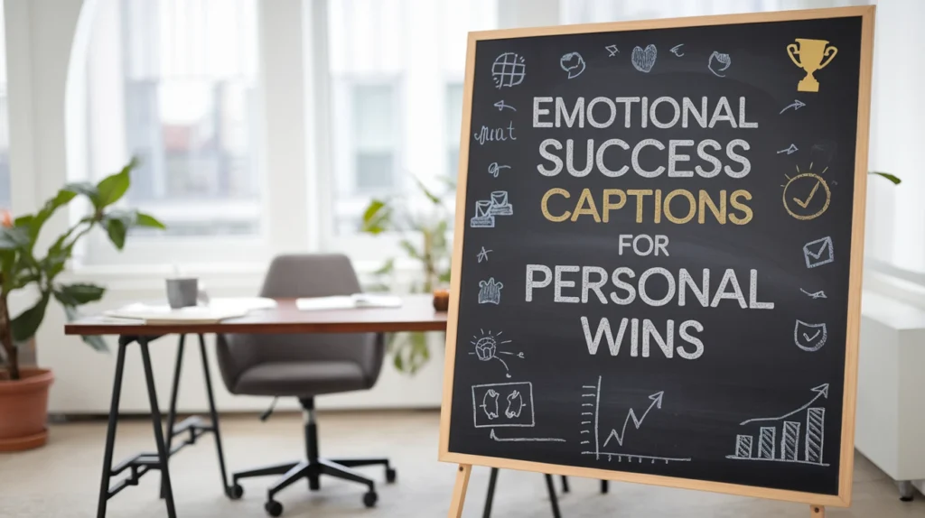 Emotional Success Captions for Personal Wins