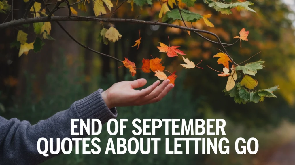 End of September Quotes About Letting Go