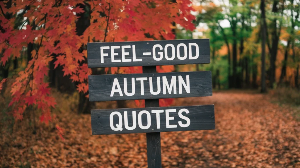Feel-Good Autumn Quotes