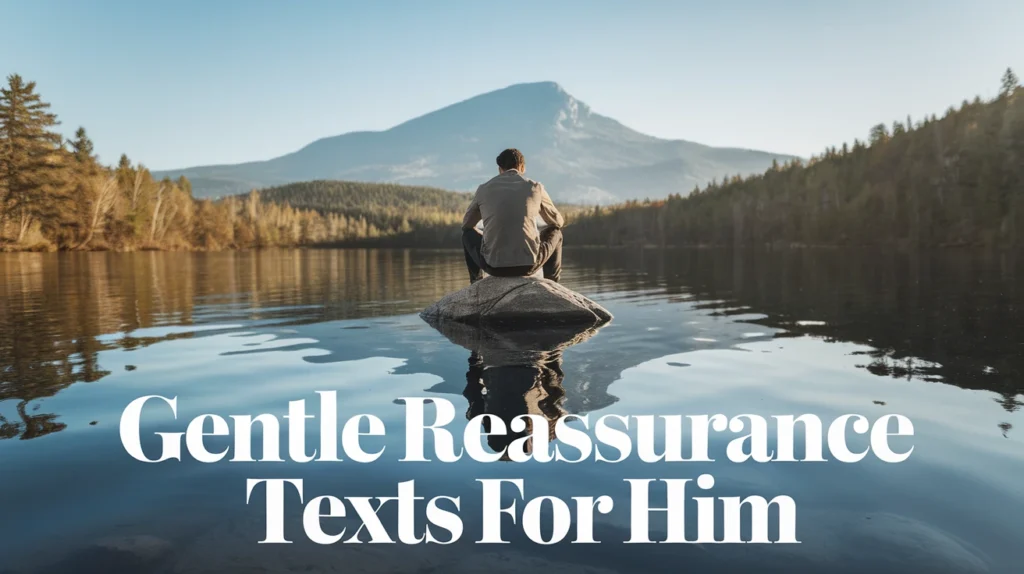 Gentle reassurance texts for him