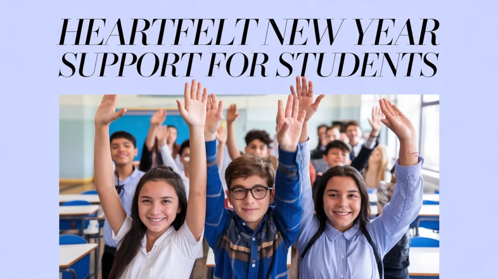 Heartfelt New Year Support for Students