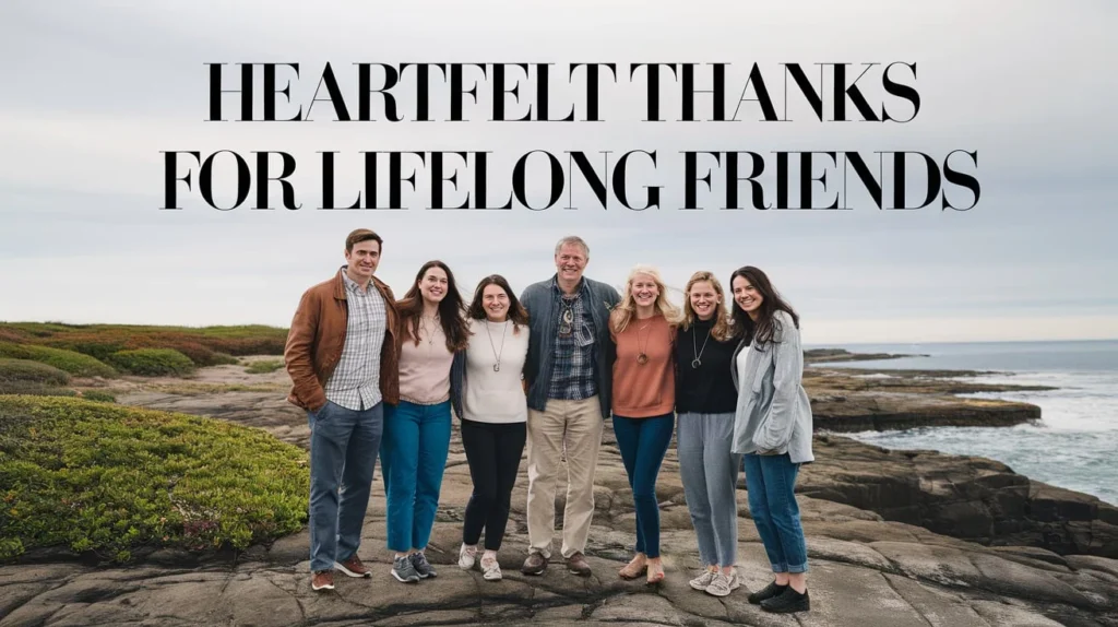 Heartfelt Thanks for Lifelong Friends