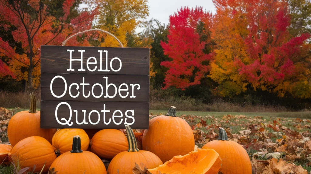 Hello October Quotes