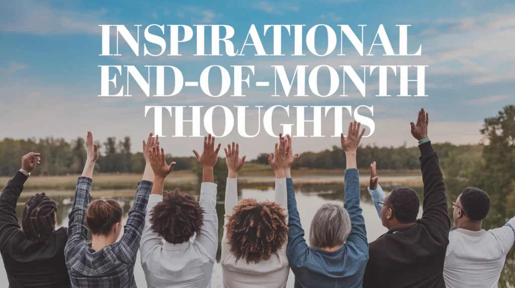 Inspirational End-of-Month Thoughts
