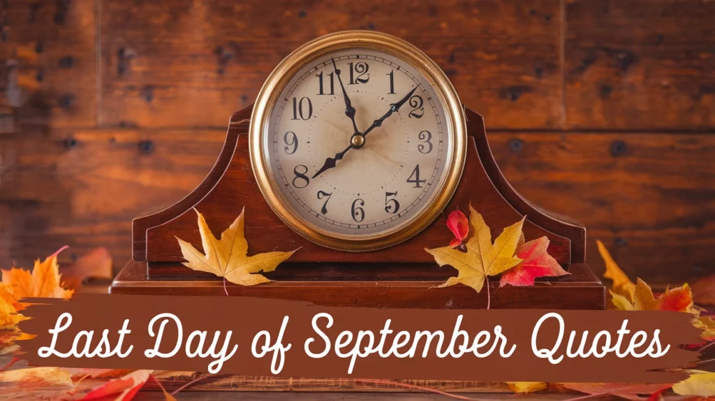 Last Day of September Quotes
