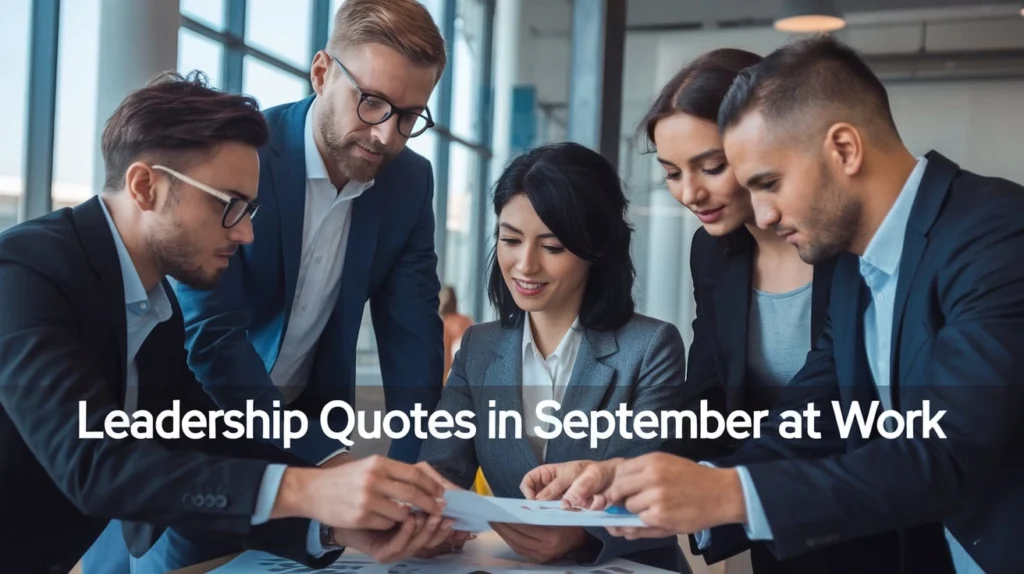Leadership quotes in September at work