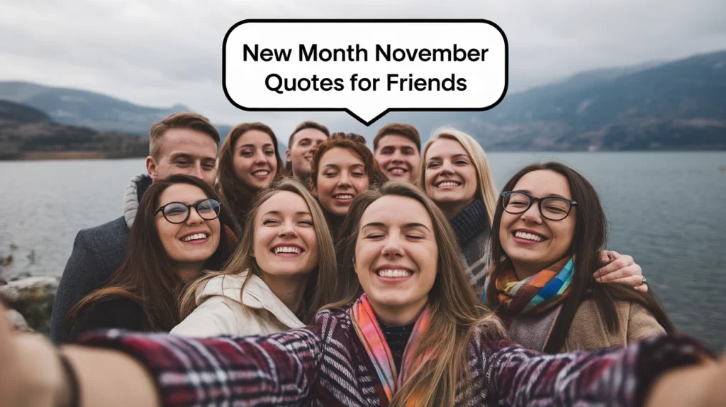 New Month November Quotes for Friends