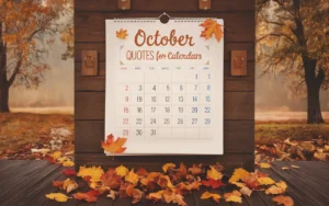 550+ October Quotes for Calendars