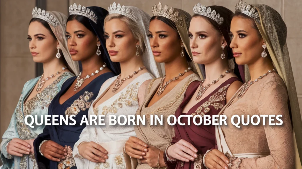 Queens Are Born in October Quotes