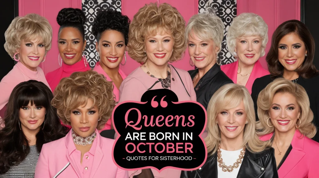 Queens Are Born in October Quotes for Sisterhood