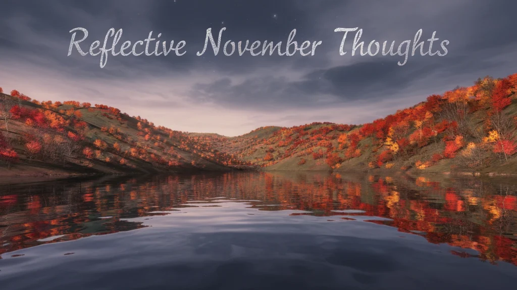 Reflective November Thoughts