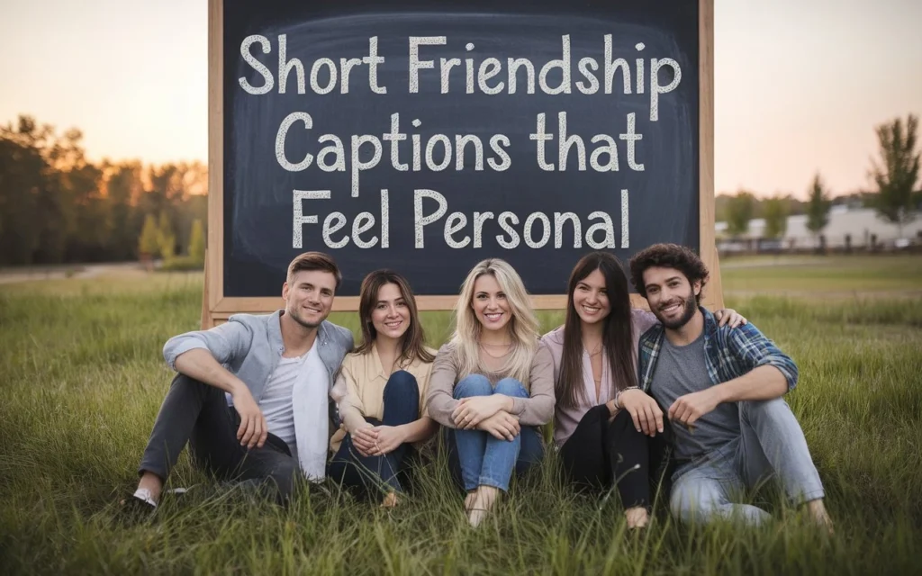 Short Friendship Captions That Feel Personal