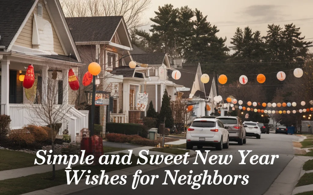 Simple and Sweet New Year Wishes for Neighbors