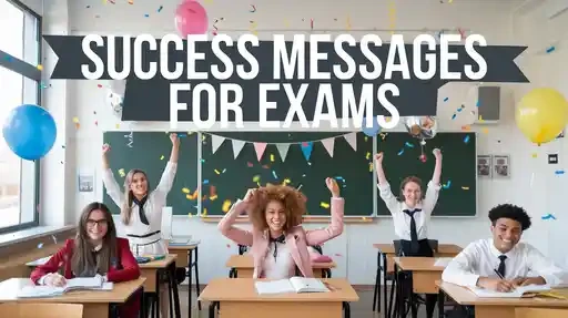 Success Messages for Exams