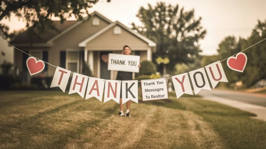 Thank You Messages to Realtor