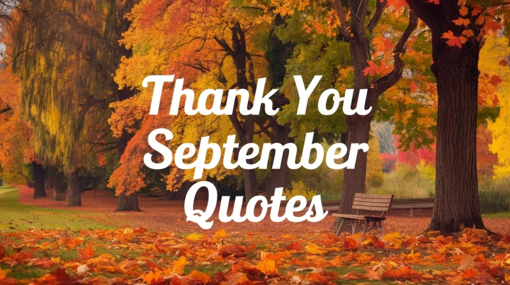 thank you september quotes