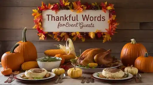 Thankful Words for Event Guests