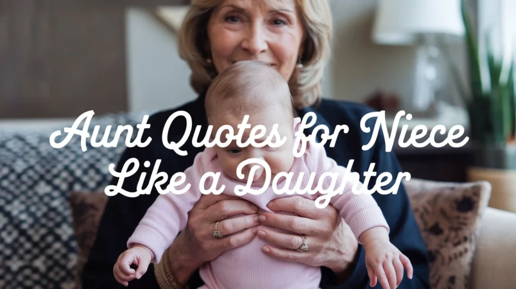 Aunt Quotes for Niece Like a Daughter