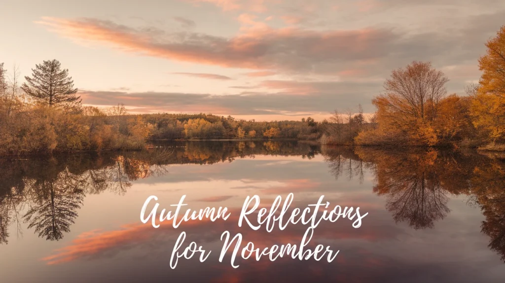 Autumn Reflections for November