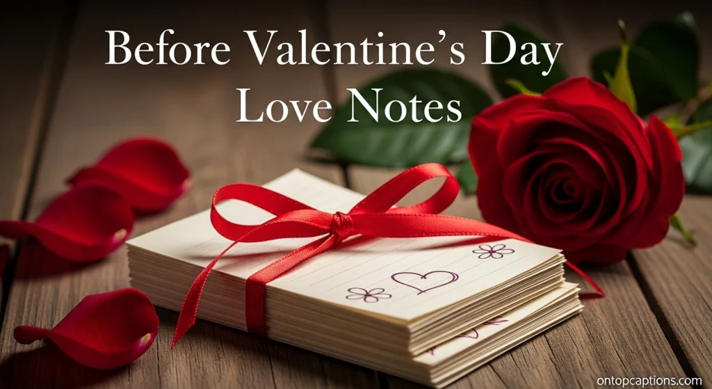 Before Valentine’s Day Love Notes