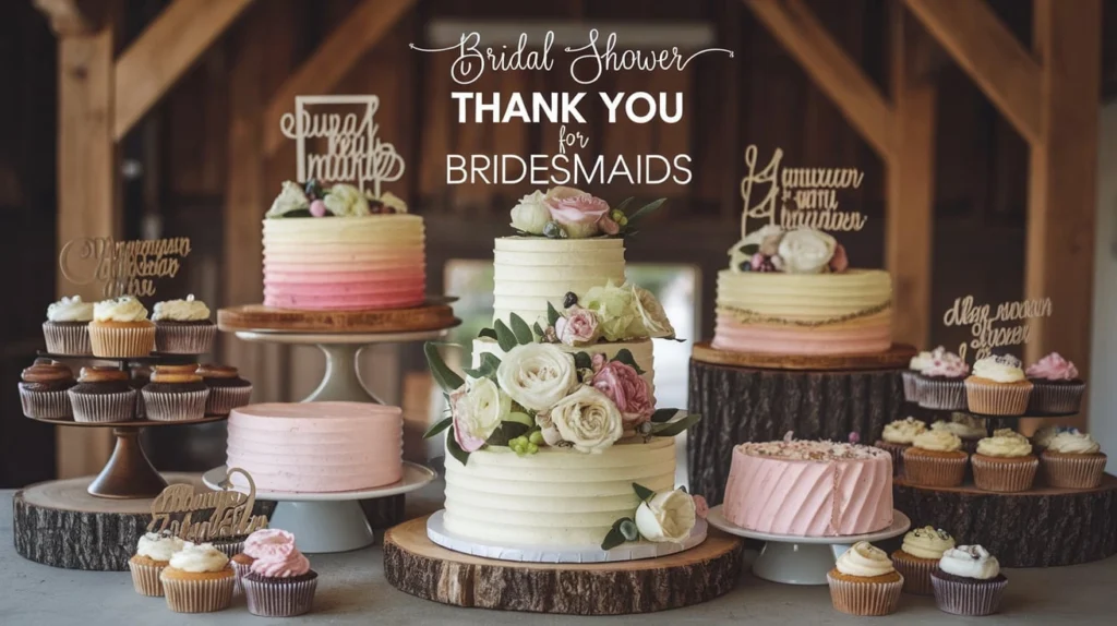 Bridal shower thank you sayings for bridesmaids
