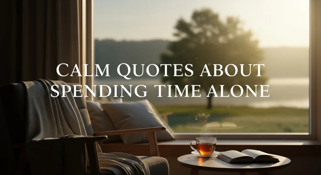 Calm Quotes About Spending Time Alone
