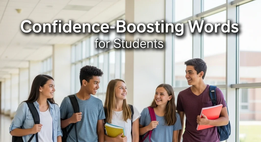 Confidence-Boosting Words for Students