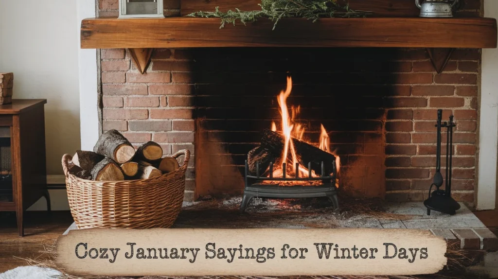 Cozy January Sayings for Winter Days