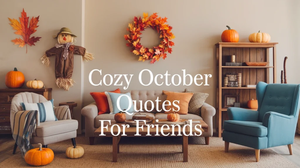 Cozy October Quotes for Friends