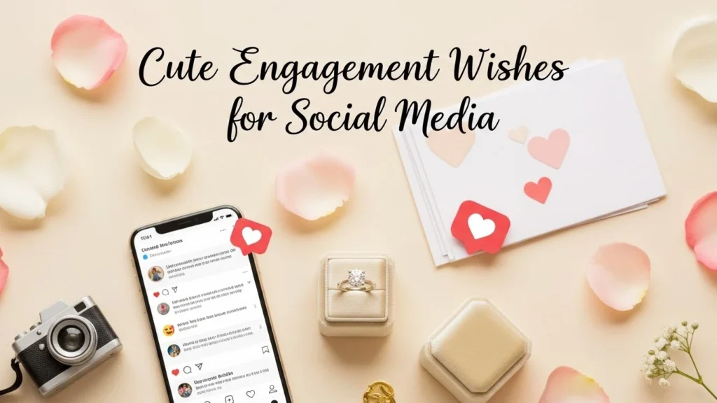 Cute Engagement Wishes for Social Media