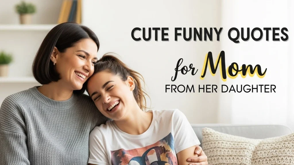 Cute Funny Quotes for Mom From Her Daughter