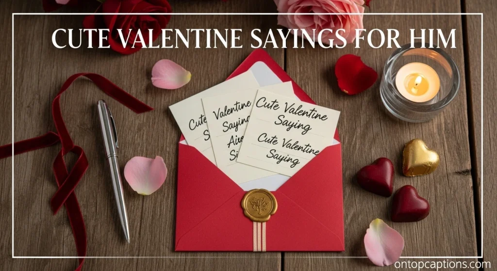 Cute Valentine Sayings for Him