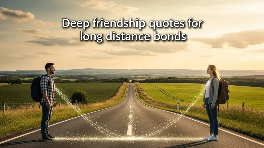 Deep friendship quotes for long distance bonds