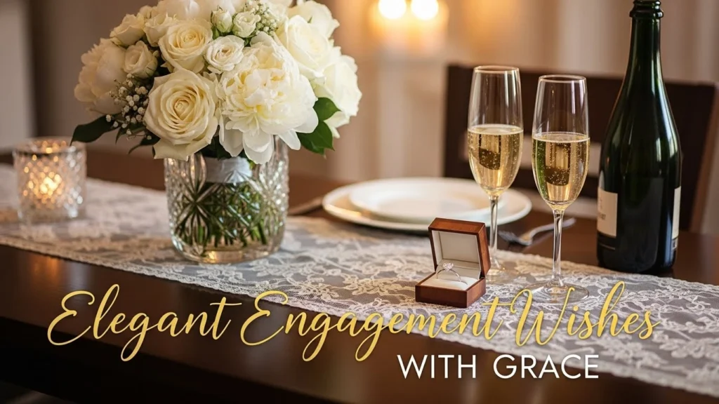 Elegant Engagement Wishes With Grace