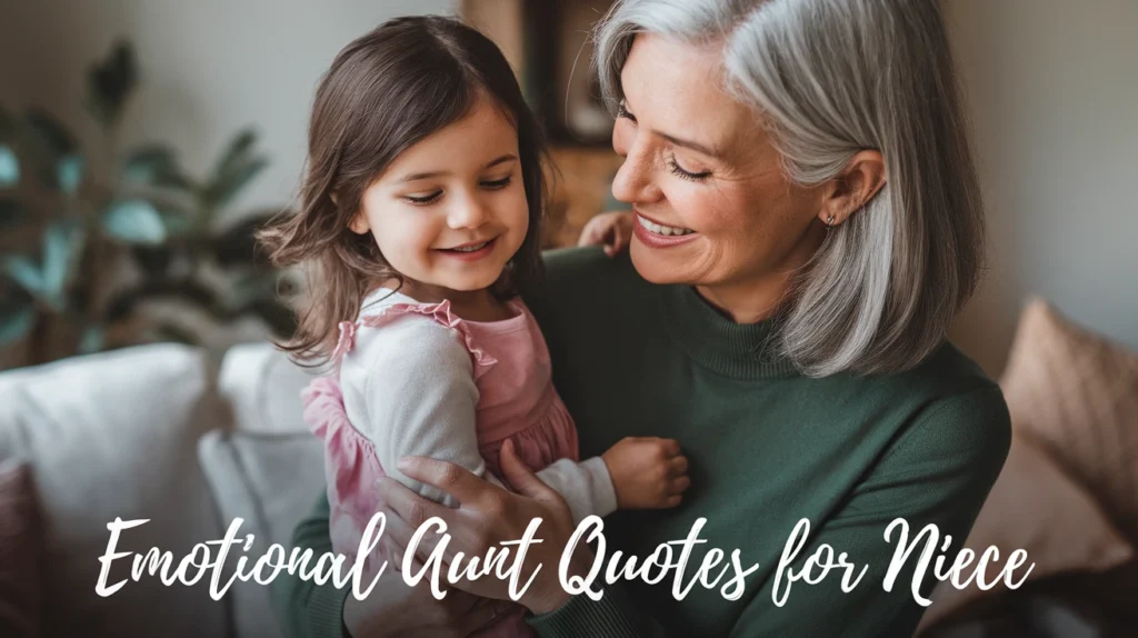 Emotional Aunt Quotes for Niece