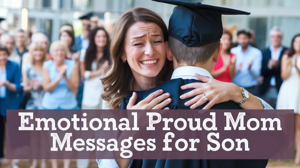 Emotional Proud Mom Messages for Son