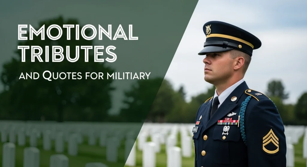 Emotional Tributes and Quotes for Military