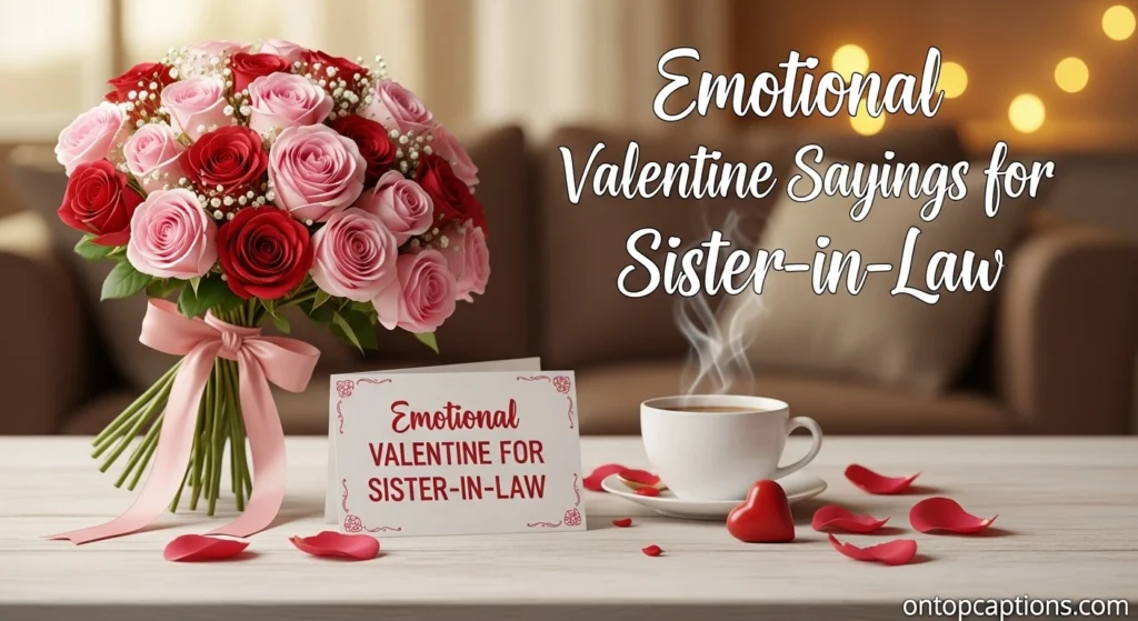 Emotional Valentine Sayings for Sister-in-Law