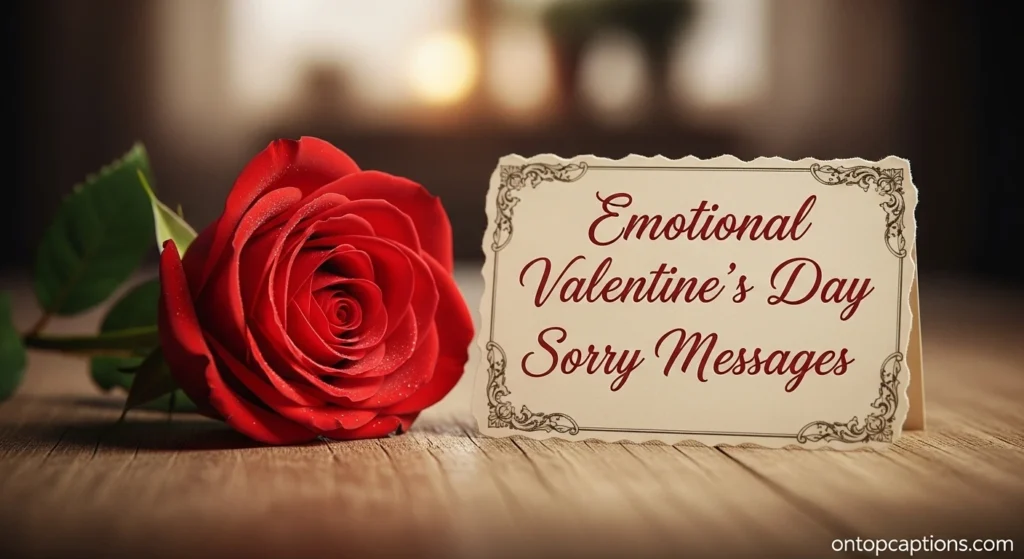 Emotional Valentine’s Day Sorry Messages