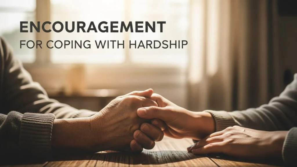 Encouragement for coping with hardship