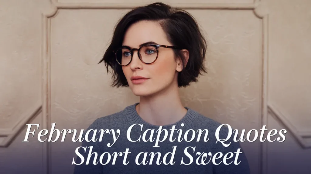 February Caption Quotes Short and Sweet