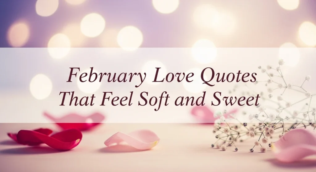 February Love Quotes That Feel Soft and Sweet