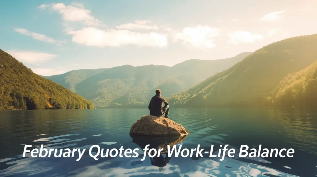 February Quotes for Work-Life Balance