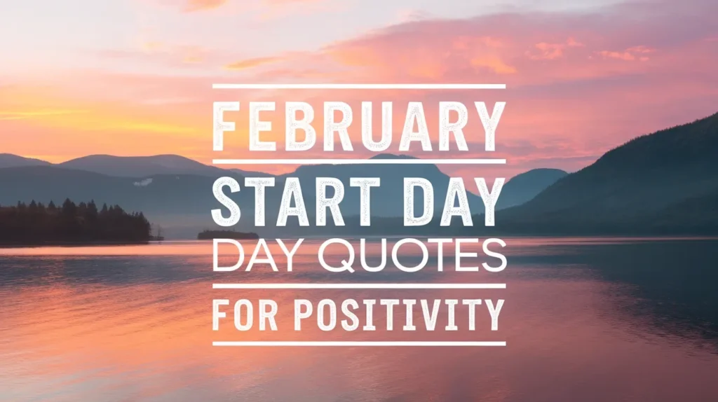 February Start Day Quotes for Positivity