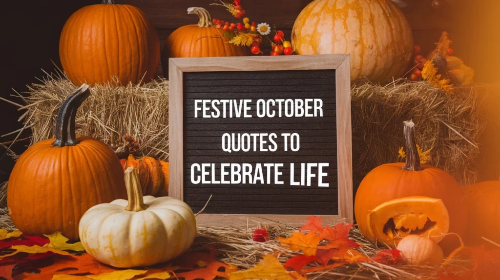 Festive October Quotes to Celebrate Life